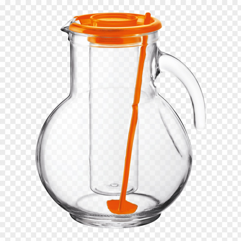 Glass Pitcher Jug Lid Bormioli Rocco PNG