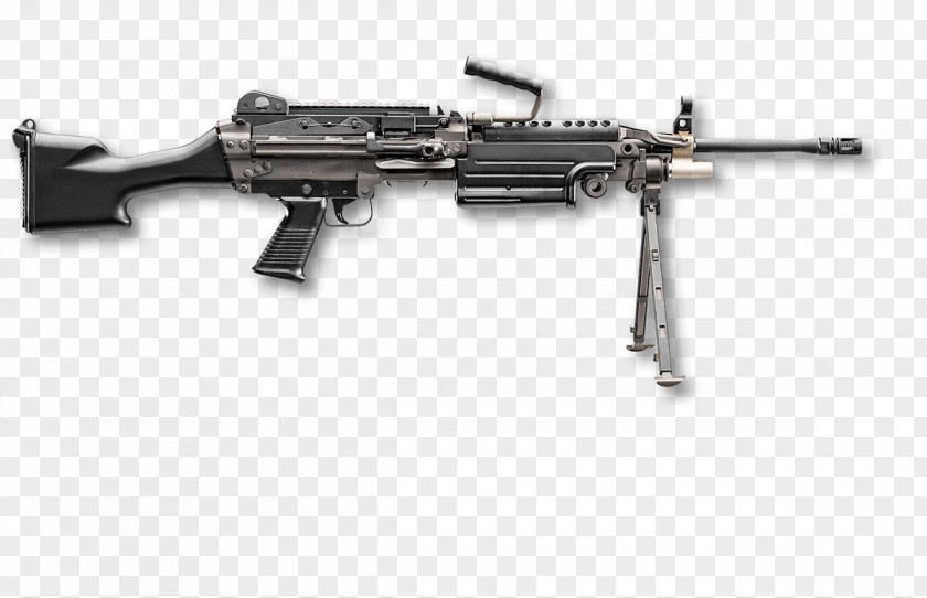 M M249 Light Machine Gun Squad Automatic Weapon FN Herstal M240 PNG