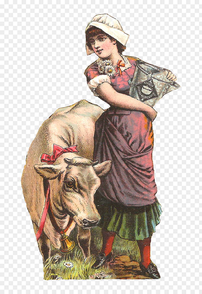 Maid Cattle Milkmaid Milking Clip Art PNG