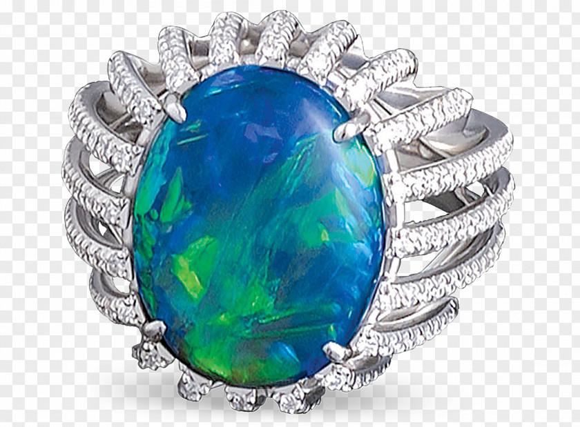 Ring Opal Engagement Sapphire Jewellery PNG