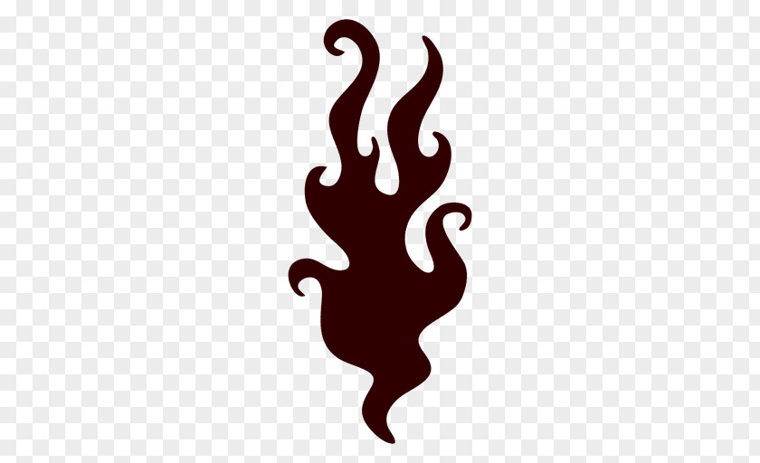 Silhouette Fire Drawing Flame Thumb PNG