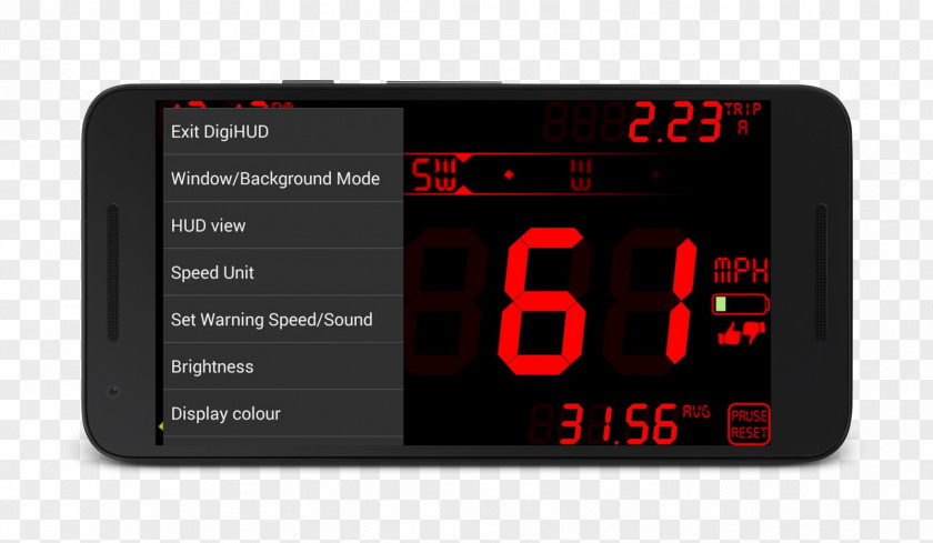 Speedometer Car Android Head-up Display PNG