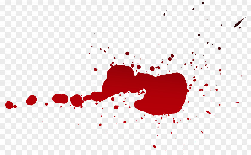 Splash Of Scarlet Blood Clip Art PNG