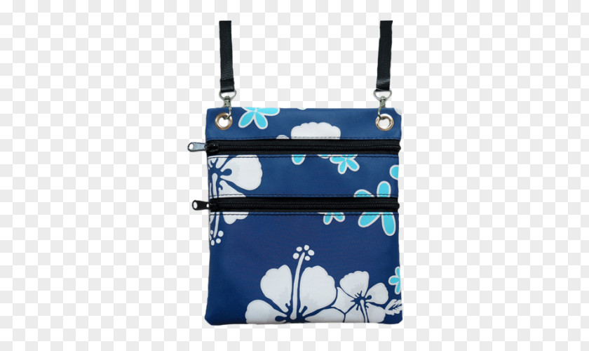 Suitcase Handpainted Blue White Rectangle Rosemallows PNG