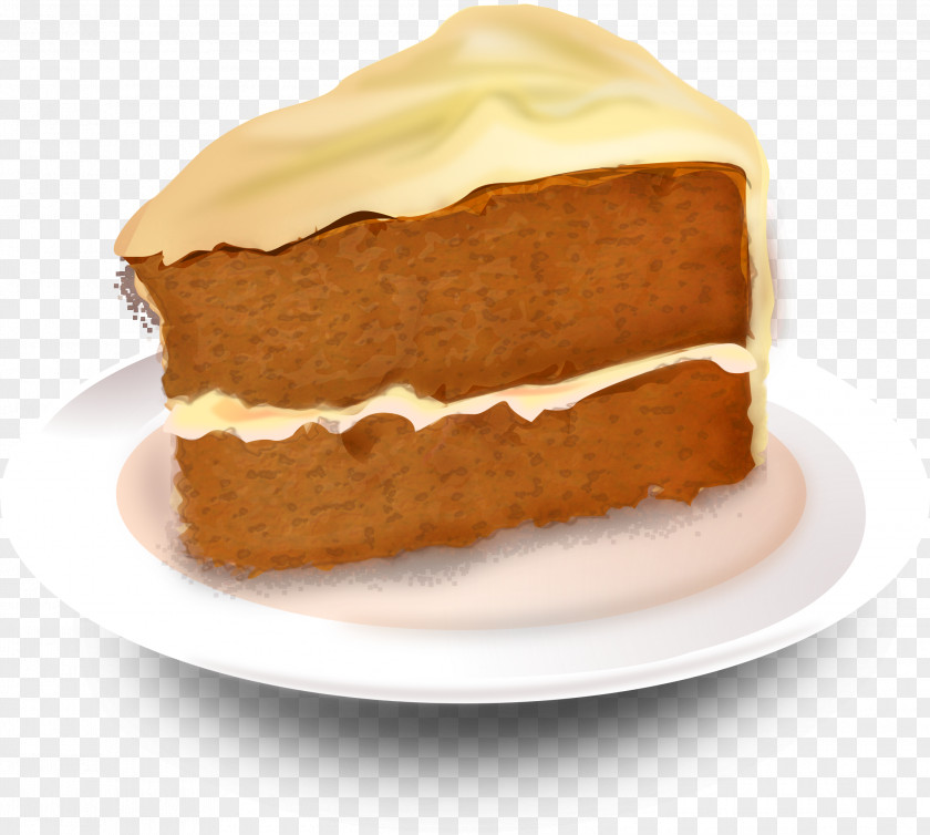 Cream Sponge Cake Cartoon Birthday PNG