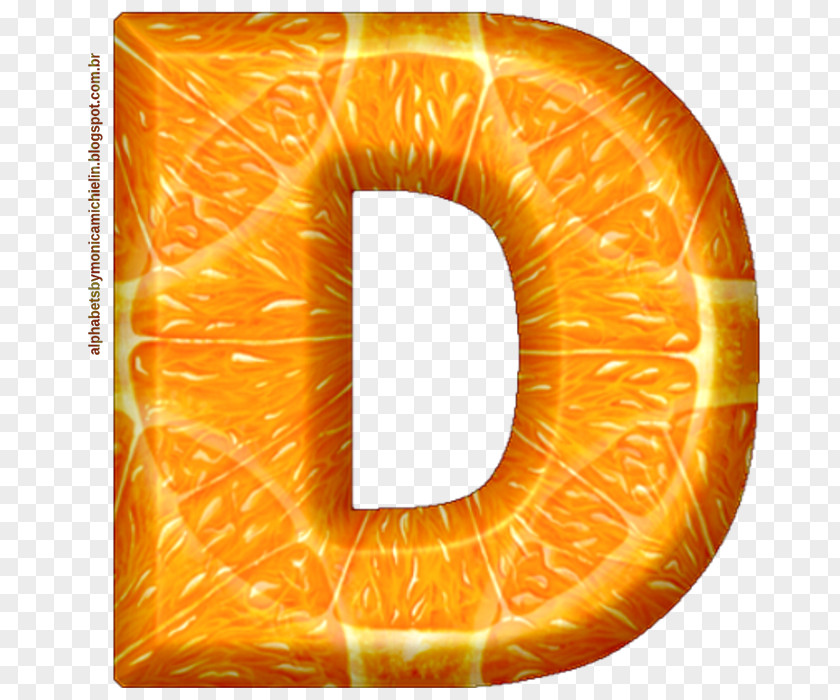 Orange Alphabet Health August Font PNG