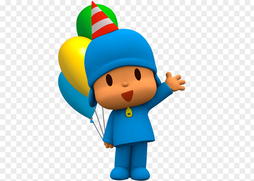 Pocoyo Holding Balloons PNG Balloons, illustratoin clipart PNG