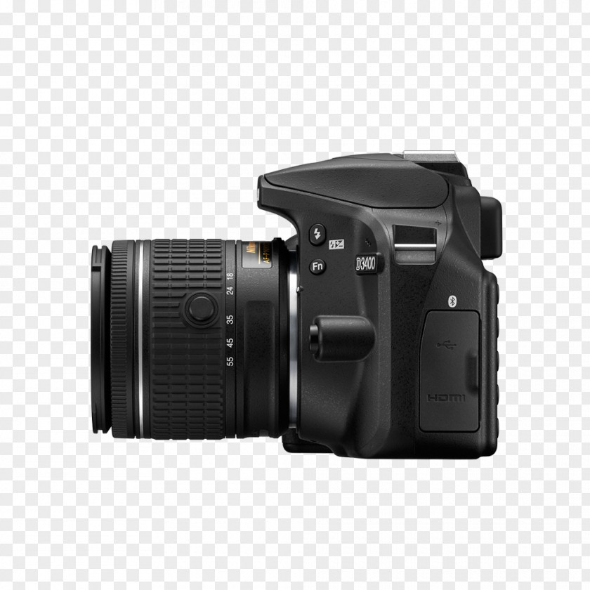 Camera Lens Nikon D3400 Digital SLR Canon EF-S 18–55mm Single-lens Reflex DX Format PNG