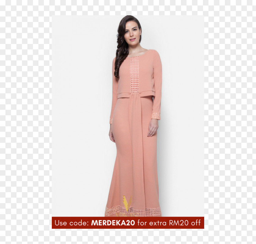 Dress Baju Kurung Robe Gown Melayu PNG