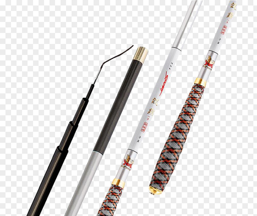 Fishing Rod With A Pattern Common Carp Angling PNG