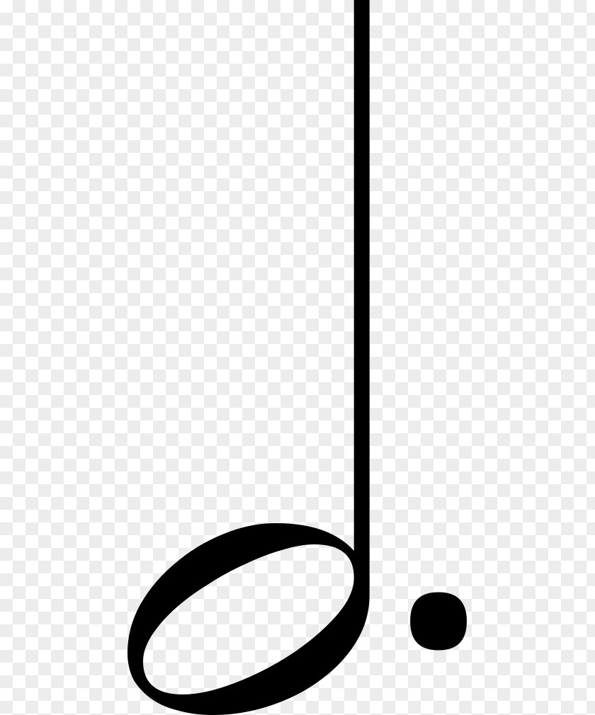 Half Note Dotted Music PNG note , musical clipart PNG