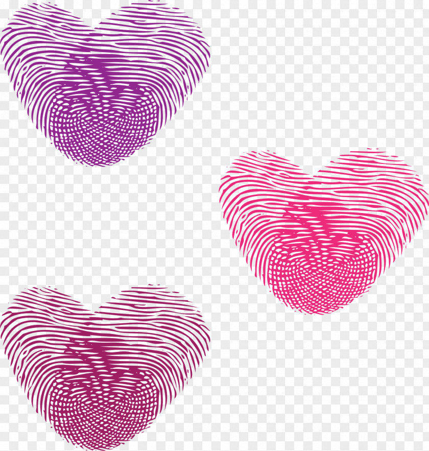 Heart Fingerprint Footprint Thumb Clip Art PNG