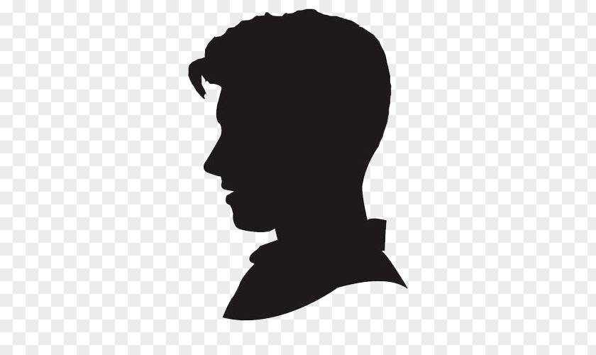 Alex Turner Silhouette Portrait Clip Art PNG