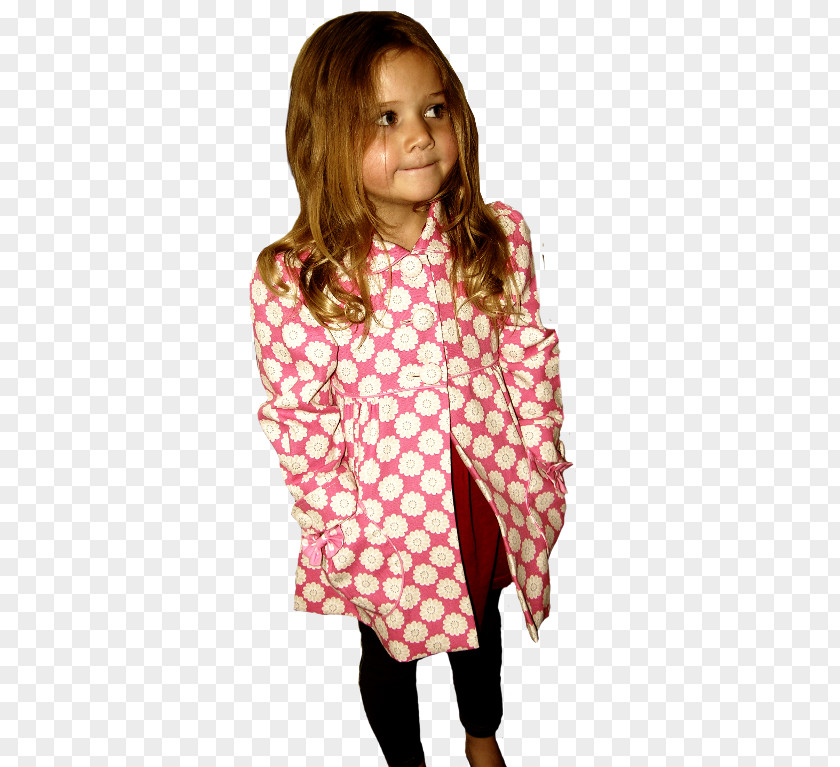 Girls Clothes Pattern Outerwear Overcoat Retro Style Vintage Clothing PNG