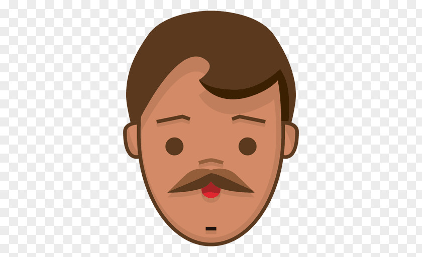 Moustache Drawing Face PNG
