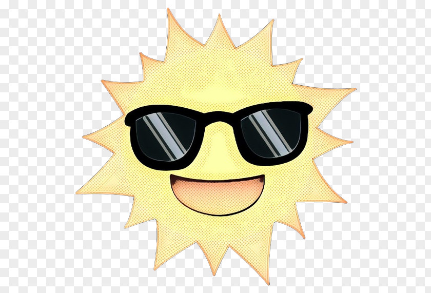 Sunglasses Goggles Yellow Cartoon PNG