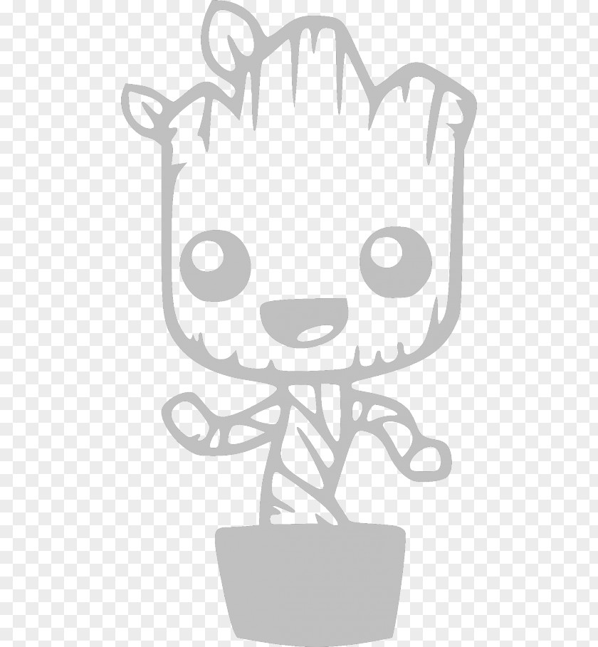 Baby Groot Wall Decal Sticker PNG