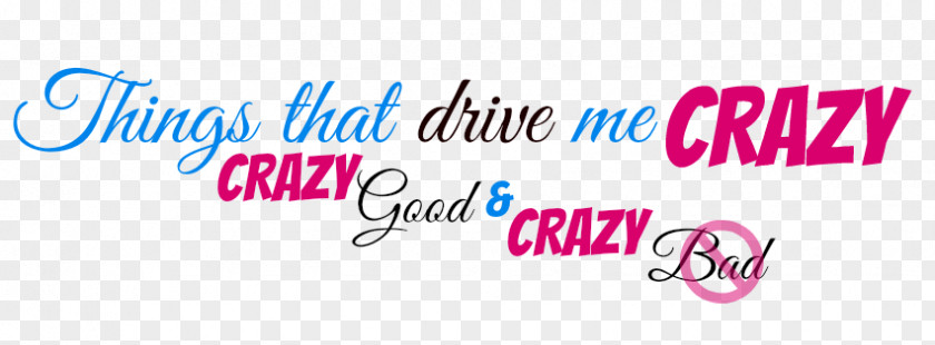 Crazy Driver Logo Brand Bad Things Font PNG