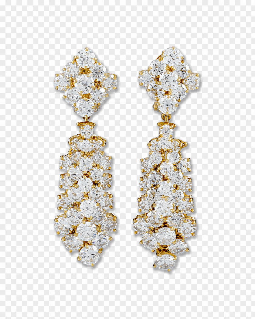 Jewellery Earring Van Cleef & Arpels Diamond Gold PNG