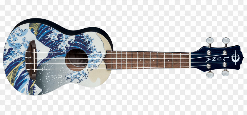 Musical Instruments The Great Wave Off Kanagawa Ukulele Luna Guitars PNG