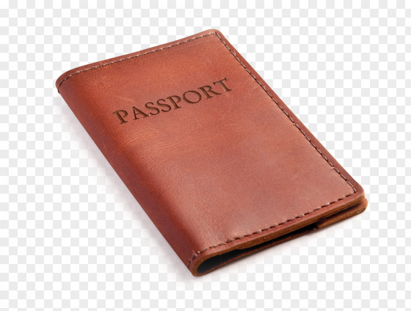 Wallet Bicast Leather International Passport PNG