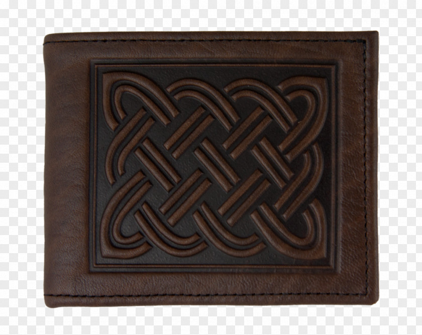 Wallet Leather Clothing Accessories Celtic Hounds Patina PNG