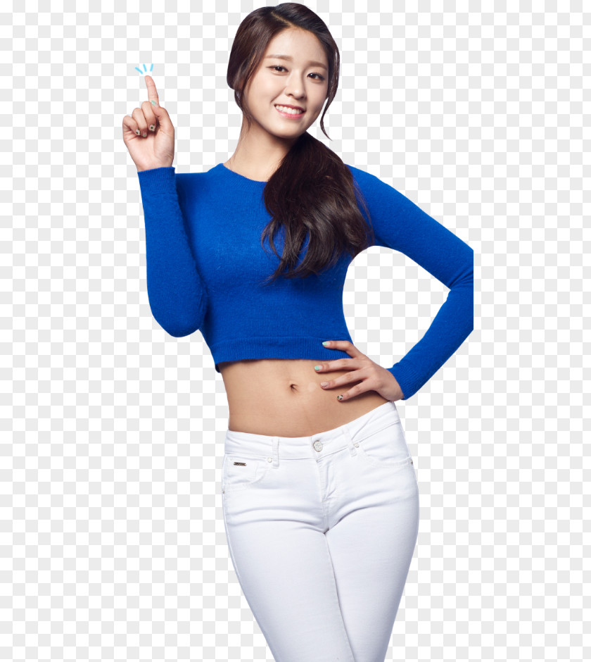 Aoa Seolhyun SK Telecom AOA Sleeve Sweater PNG