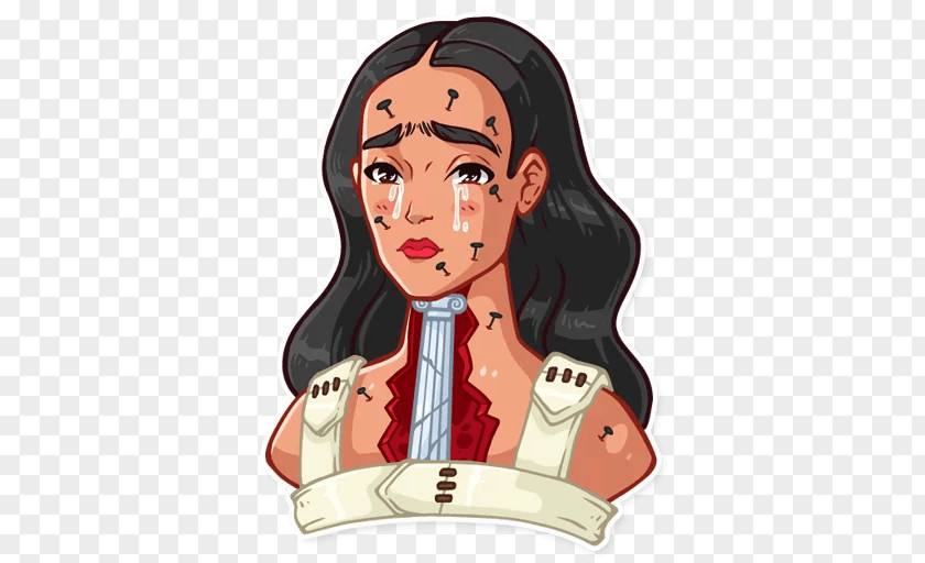 Frida Kalo Kahlo Sticker Telegram Emoji PNG