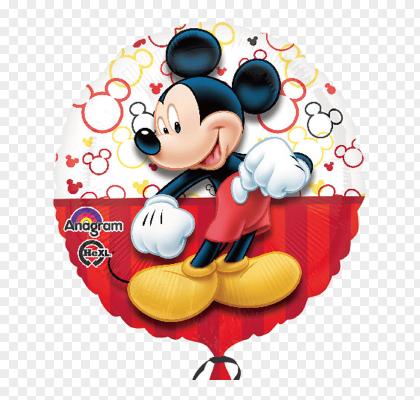 Mickey Mouse Minnie Balloon Birthday Party PNG