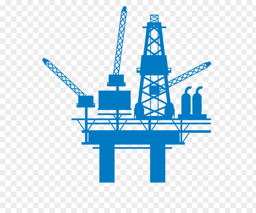 Oil Platform Drilling Rig Petroleum Industry Offshore Construction PNG