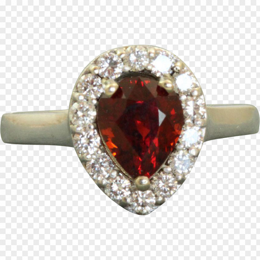 Ruby Ring Diamond Body Jewellery Garnet PNG