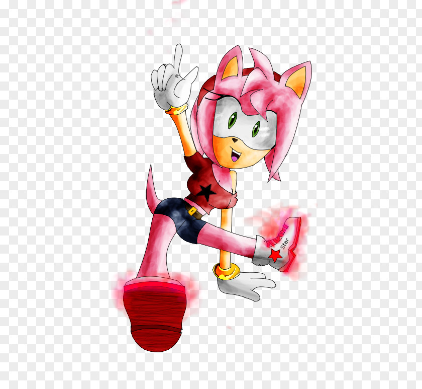 Sonic The Hedgehog Amy Rose Tap Dance PNG