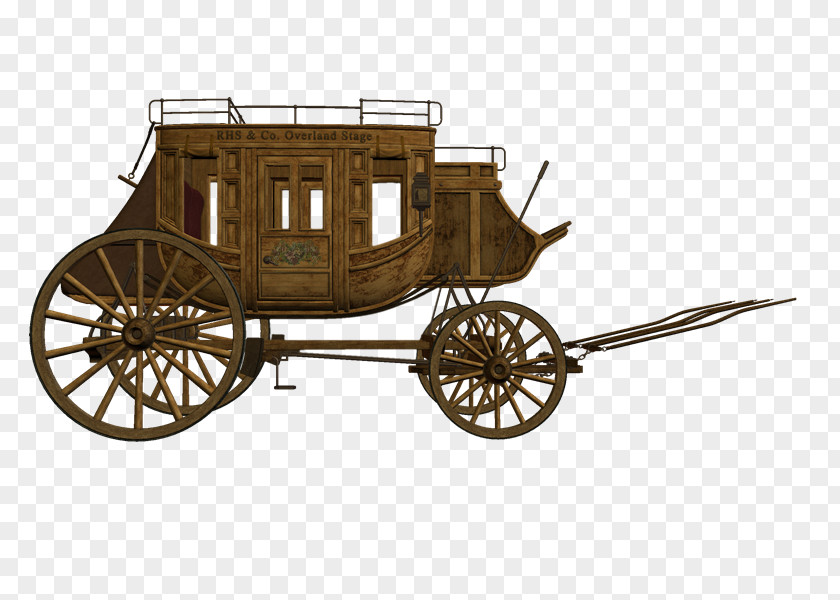 Stagecoach American Frontier Carriage Image Horse-drawn Vehicle PNG