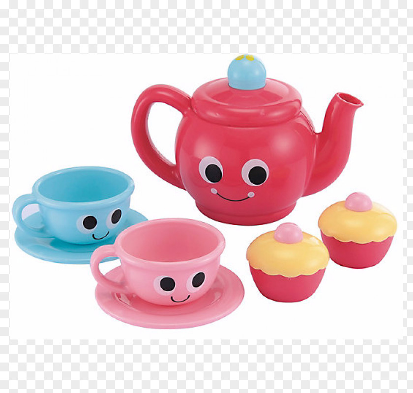 Tea Set Kettle Coffee Cup Toy PNG