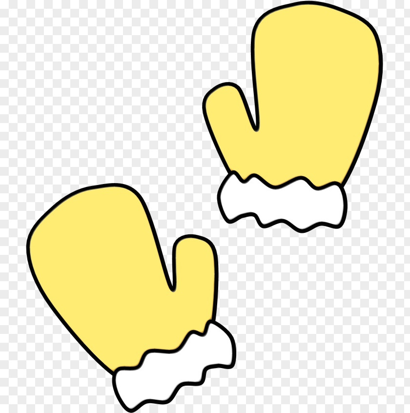 Thumb Finger Yellow Line Clip Art Hand PNG