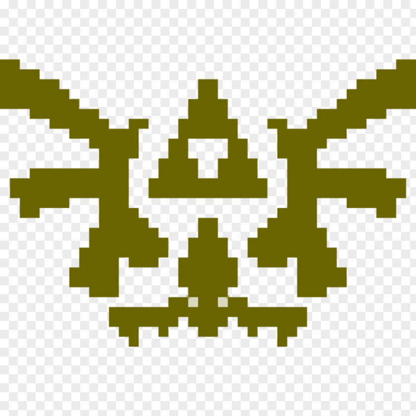 Triforce Pixelation Pixel Art PNG