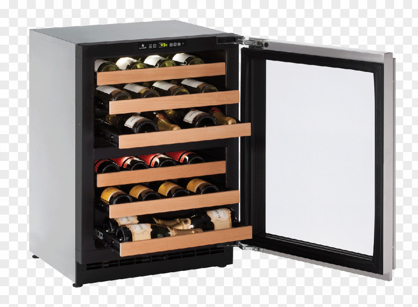 Wine Cooler Refrigerator Cellar U-Line PNG