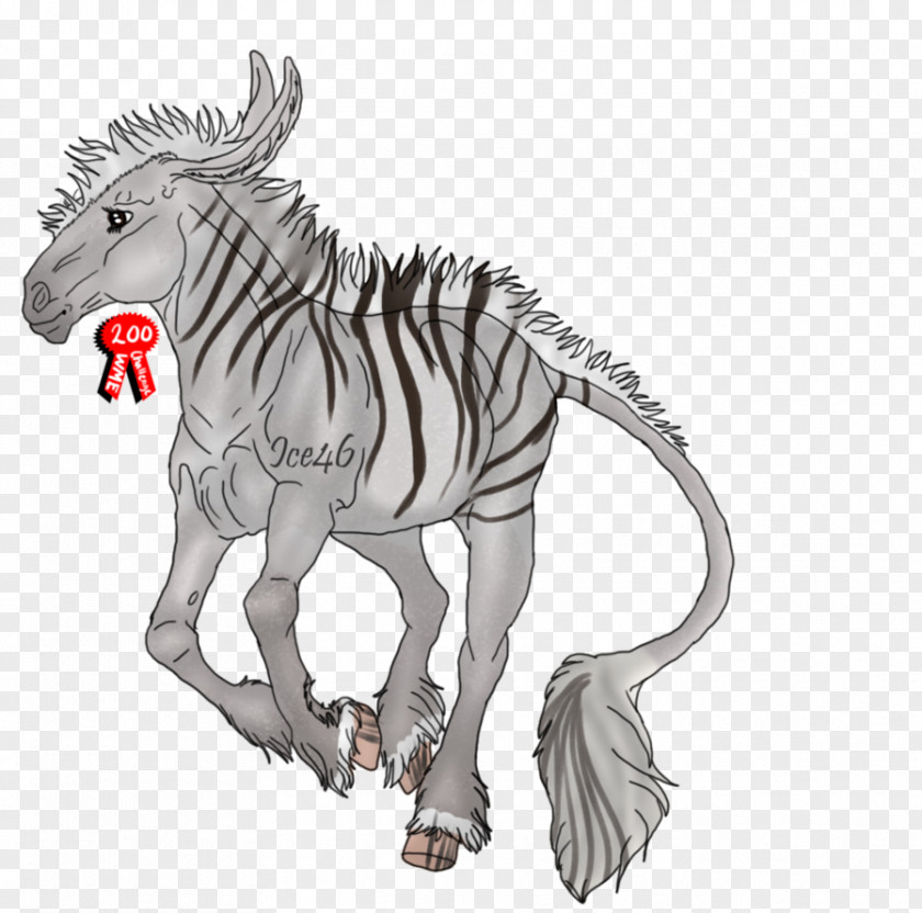 Zebra Quagga Extinction Animal PNG