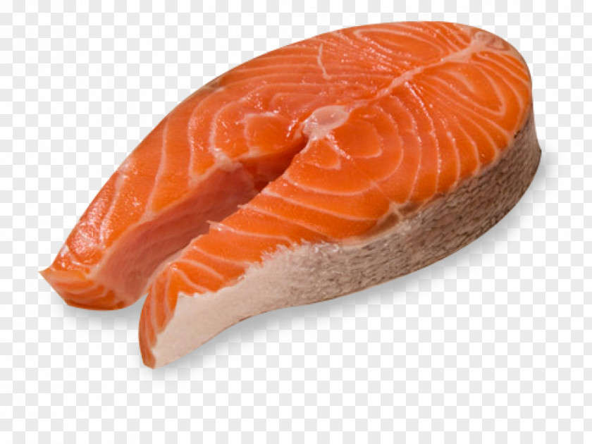 Alaskan Salmon Cooked Smoked Fish Steak Lox PNG