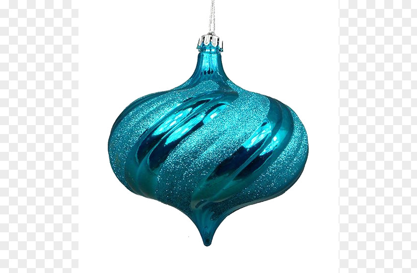 Christmas Ornament Turquoise Connecticut Blue PNG