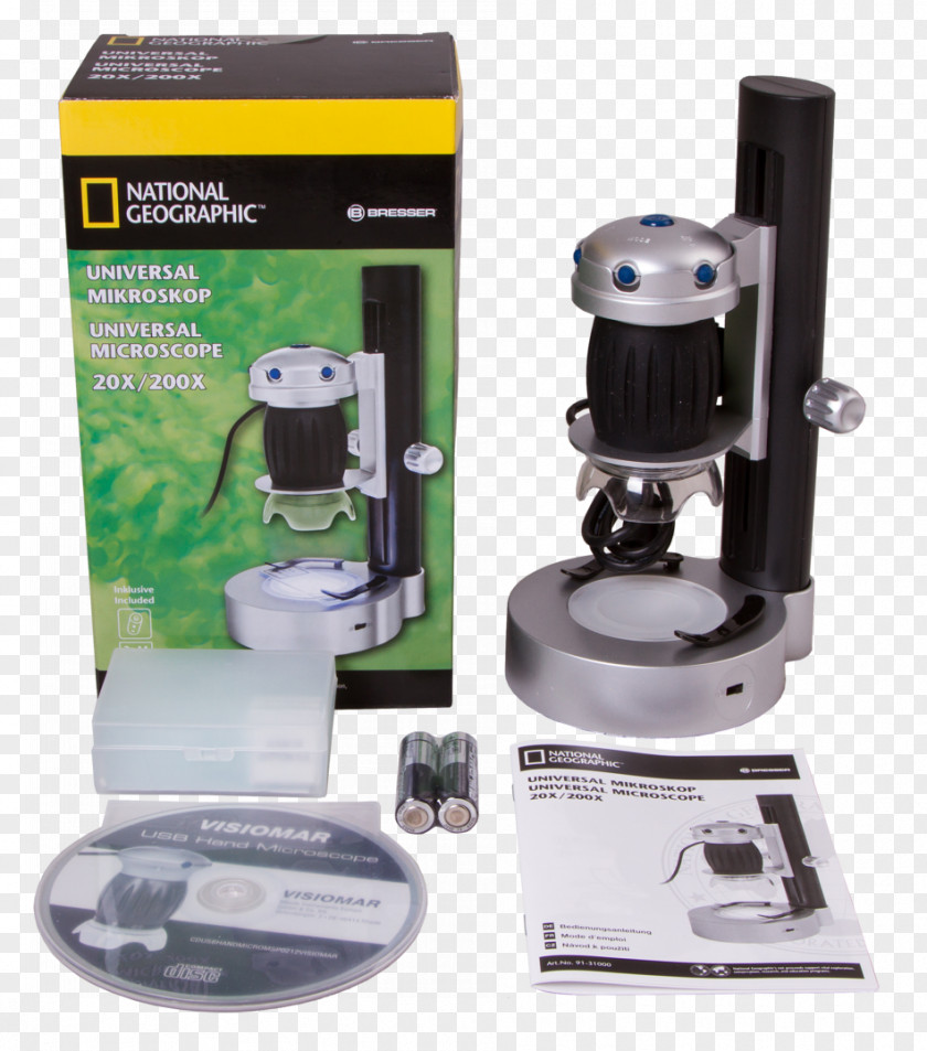 Microscope Digital USB Bresser PNG