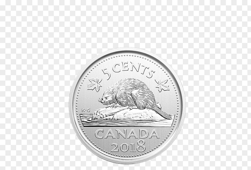 Quarter Silver Loonie Canada Coin PNG