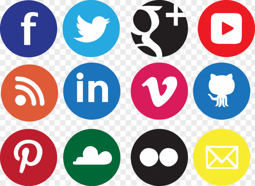 Social Icons Transparent Background Media Network Icon Design PNG