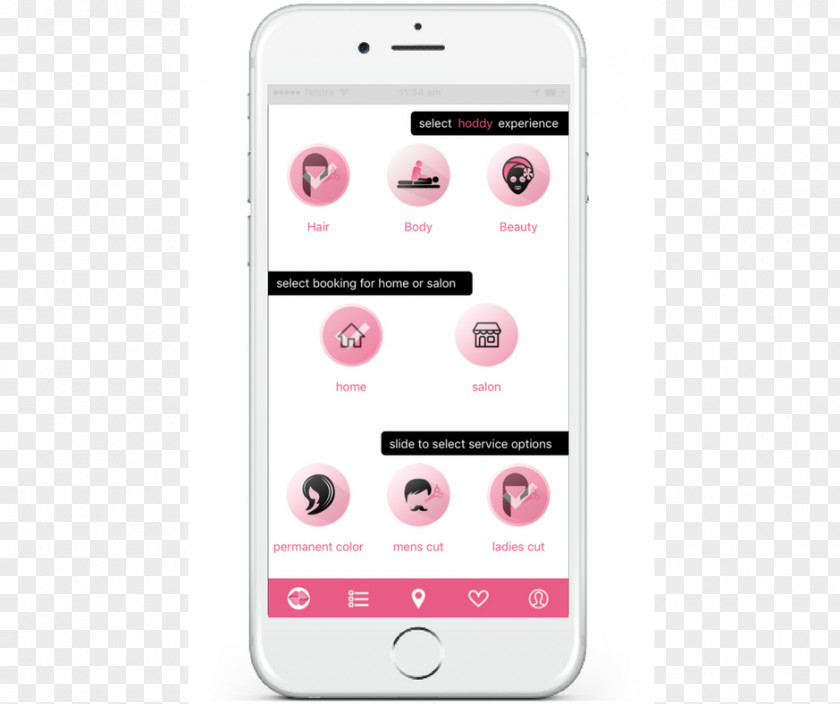 Busy Woman Smartphone Beauty Parlour IPhone App Store PNG