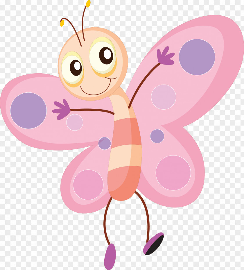 Butterfly Cartoon Vector Royalty-free Clip Art PNG