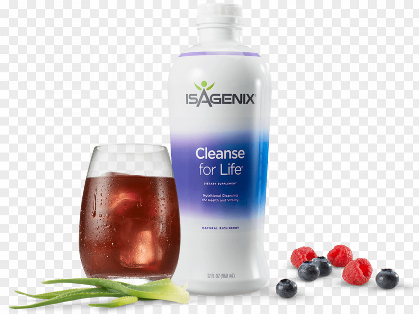 Detoxification Isagenix International Nutrition Isagenix- Cleanse For Life, Natural Rich Berry Life Powder PNG