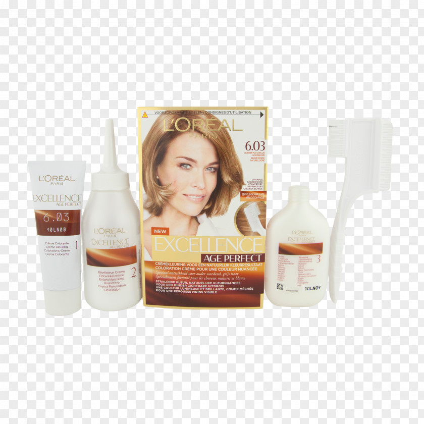 L'Oréal Cream Hair Coloring LÓreal Blond PNG