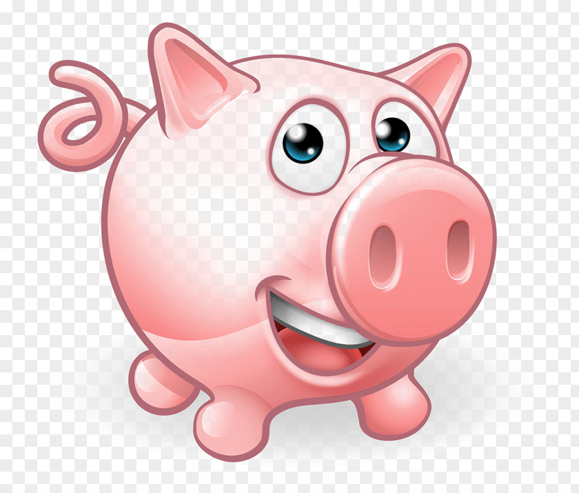 Livestock Money Handling Piggy Bank PNG