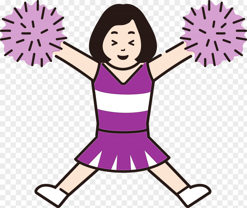 Cheerleading Cheerleader Pom-pom Girl Vector PNG