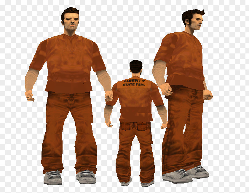 Prison Uniform Boy Sleeve PNG